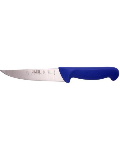 Нож за пробождане с твърдо острие JMB - H2-Grip, 14 cm, син - 1