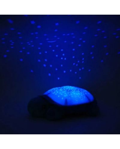 Нощна лампа-проектор Cloud B - Костенурка, синя - 4