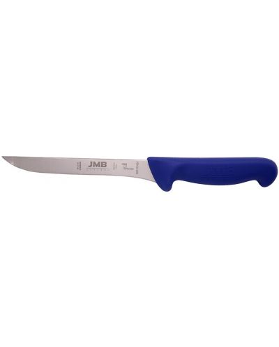 Нож за обезкостяване с право острие JMB - H2-Grip, полутвърд, 15 cm, син - 1