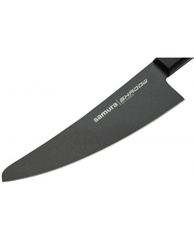 Нож на главния готвач Samura - Shadow, 16.6 cm, черно незалепващо покритие - 3