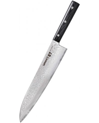 Нож на готвача Samura - Damascus, 67 слоя, 24 cm, дамаска стомана - 1