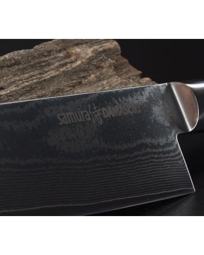 Нож за зеленчуци Samura - Damascus Nakiri, 16.7 cm, дамаска стомана - 6