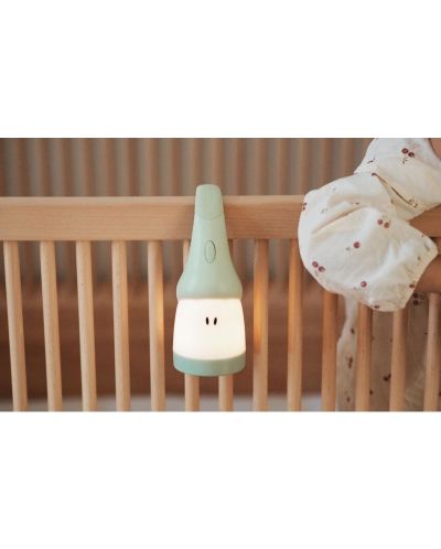 Нощна лампа за детска стая Beaba - Джуджето Pixie, зелена - 3