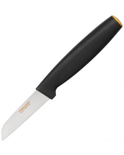Нож за белене с право острие Fiskars - Functional Form, 7 cm - 1