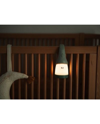 Нощна лампа за детска стая Beaba - Джуджето Pixie, зелена - 4