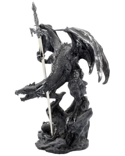 Нож за писма Nemesis Now Adult: Dragons - Black Dragon, 22 cm - 2