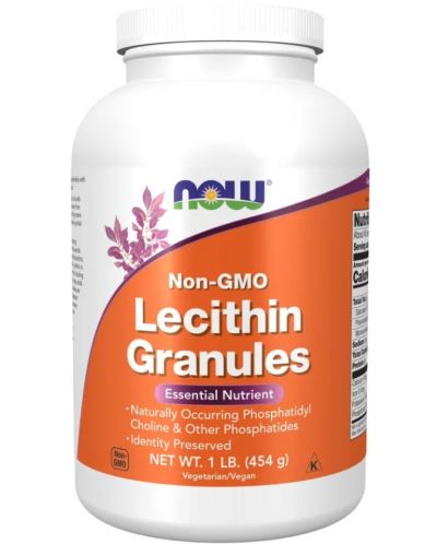 Non-GMO Lecithin Granules, 454 g, Now - 1