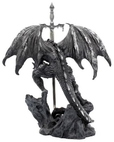 Нож за писма Nemesis Now Adult: Dragons - Black Dragon, 22 cm - 4