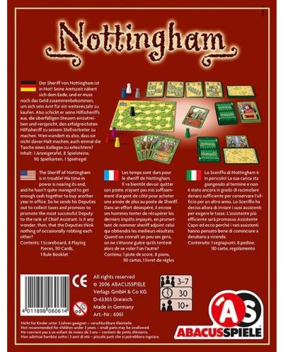 Настолна игра Nottingham - семейна - 3