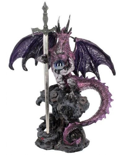 Нож за писма Nemesis Now Adult: Dragons - Purple Dragon, 20 cm - 1