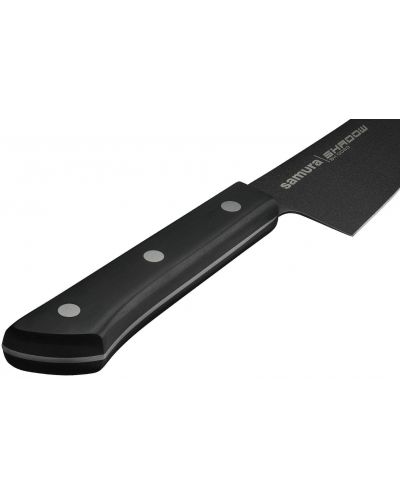 Нож на главния готвач Samura - Shadow, 16.6 cm, черно незалепващо покритие - 5