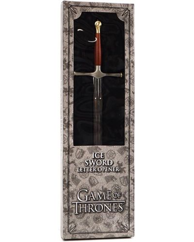 Нож за писма The Noble Collection Television: Game of Thrones - Ice Sword - 1