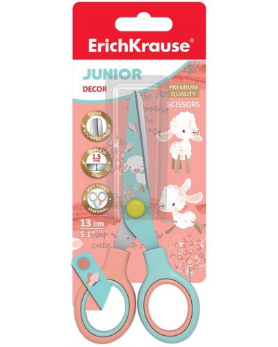 Ножица Erich Krause Junior Decor - Curly Sheep, 13 cm - 1