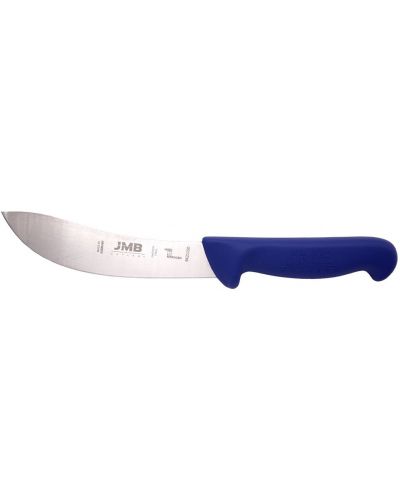Нож за дране с твърдо острие JMB - H2-Grip, извит, 15 cm, син - 1