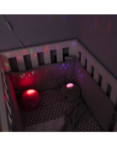 Нощна лампа-проектор Baby Monsters - Розов октопод - 5