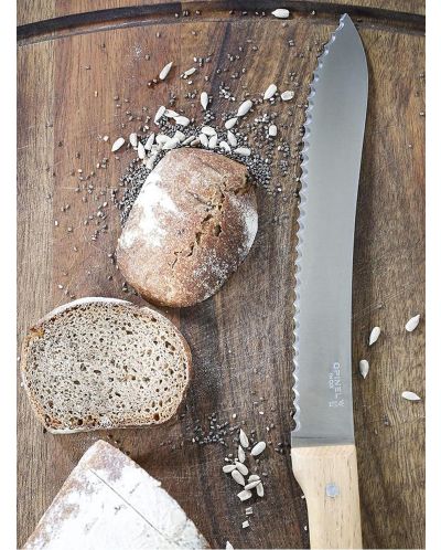 Нож за хляб Opinel - Parallele 116, 21 cm, бук - 3