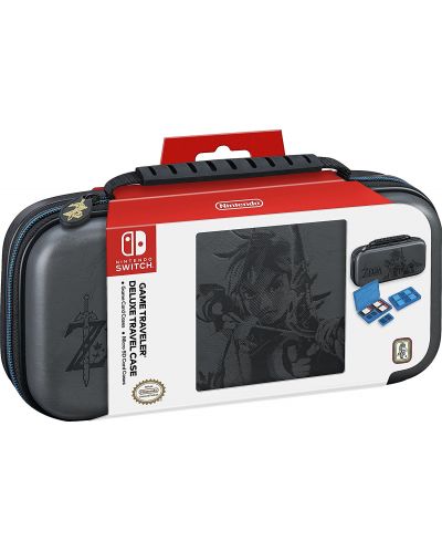 Big Ben Nintendo Switch Travel Case - Zelda Edition - Gray - 1