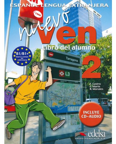 Nuevo Ven - ниво 2 (B1 - B1+): Учебник по испански език за 10. клас - 1