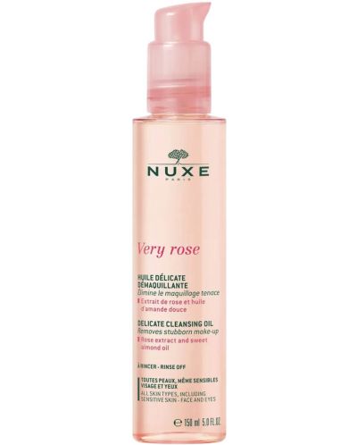 Nuxe Very Rose Деликатно почистващо олио, 150 ml - 1