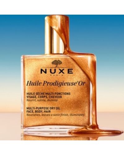 Nuxe Huile Prodigieuse Сухо масло със златисти частици, 50 ml - 5