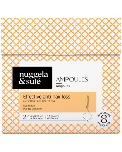 Nuggela & Sulé Ампули против косопад Effective Anti-Hair Loss, 8 х 10 ml - 1