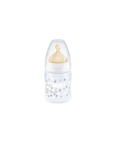 Шише Nuk First Choice - Temperature control, 150 ml, Бяло, каучук