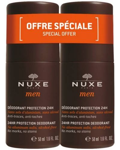 Nuxe Men Комплект - Рол-он дезодорант, 2 х 50 ml (Лимитирано) - 1