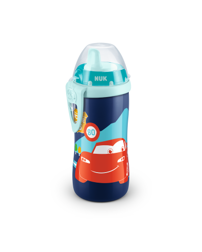 Чаша с твърд накрайник Nuk - Kiddy Cup, 300 ml, Cars