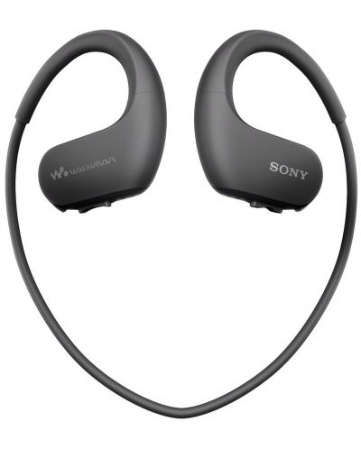 Слушалки Sony NW-WS413 с вграден Mp3 плеър - черни - 1