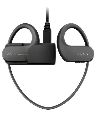 Слушалки Sony NW-WS413 с вграден Mp3 плеър - черни - 3