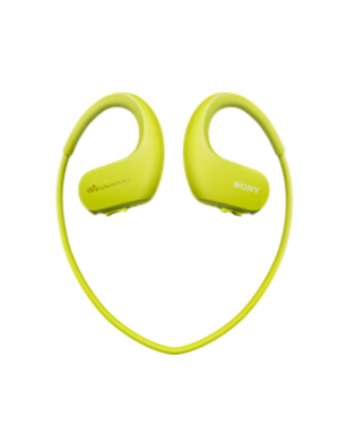 Слушалки Sony NW-WS413 - жълти - 1