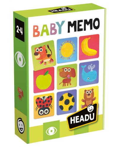 Образователна игра Headu Montessori - Бейби мемори - 1