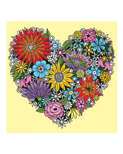 Обичам цветовете на цветята: Анти-стрес книга за оцветяване - 5