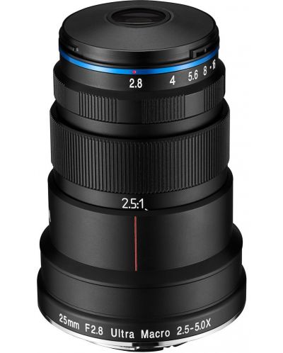 Обектив Laowa - 25mm, f/2.8 Ultra Macro 5X, за Sony E - 2
