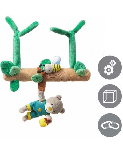 Образователна играчка за количка Babyono Play More - Teddy Gardener - 7