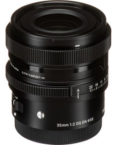 Обектив Sigma - 35mm, F2 DG DN, за Sony E-mount - 2