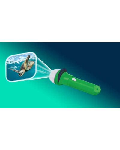 Образователна играчка Brainstorm - Фенерче с прожектор, Морски животни - 3