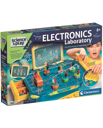 Образователен комплект Clementoni Science & Play - Лаборатория по Електроника - 1