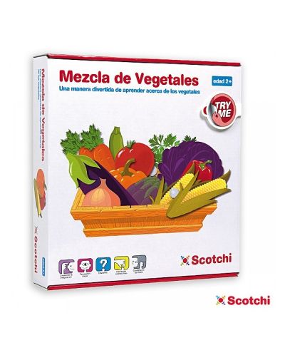 Образователна игра Scotchi - Зеленчуците - 1