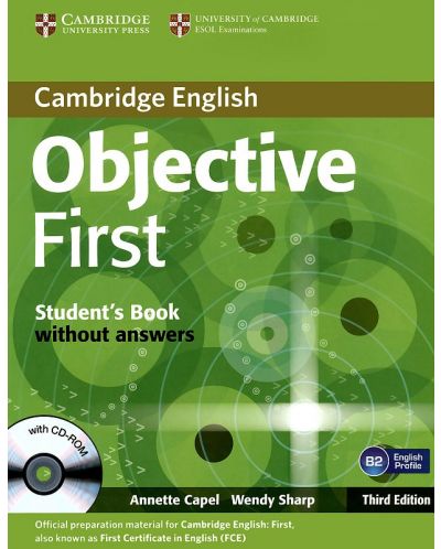 Objective First 3rd edition: Английски език - ниво В2 + CD-ROM - 1