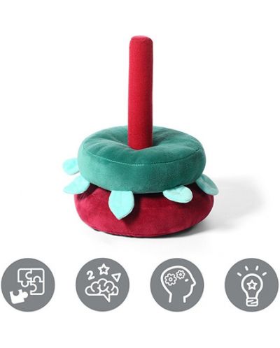 Образователна играчка Babyono Play More - Dream Mill, розова - 4