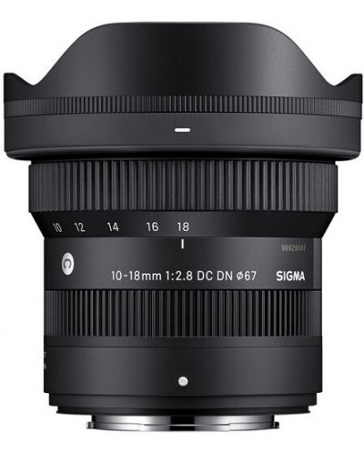 Обектив Sigma - 10-18mm, f/2.8, DC DN, Contemporary, Fuji X-mount - 1