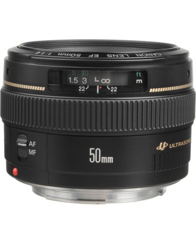 Обектив Canon EF 50mm f/1.4 USM - 1
