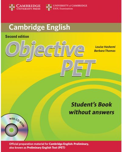 Objective PET Student's Book without Answers with CD-ROM - 1