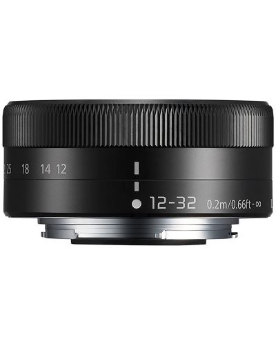 Обектив Panasonic - Lumix G, 12-32mm, f/3.5-5.6 Mega OIS, Black