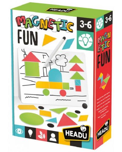 Образователна игра Headu Montessori - Забавни магнити - 1