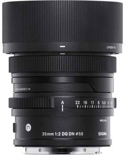 Обектив Sigma - 35mm, F2 DG DN, за Sony E-mount - 1