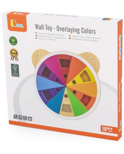 Образователна игрaчка Viga - Смесване на цветове - 3