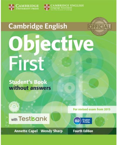 Objective First Student's Book without Answers with CD-ROM with Testbank - 1