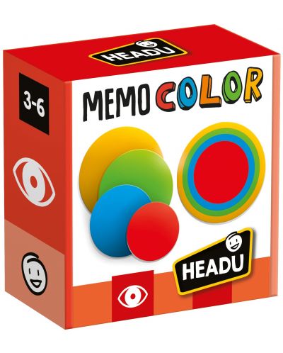 Образователна игра Headu - Игра мемори с цветове - 1